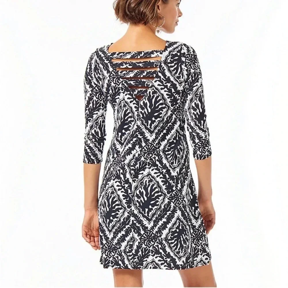 NWT Lilly Pulitzer Ophelia Dress in Onyx Reef Madness